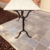 Table bistrot in carrara marble