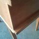 Vintage wooden compass foot bedside table