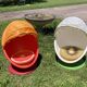 IKEA egg chairs 1980s made in Sweden designer Monika Mulder