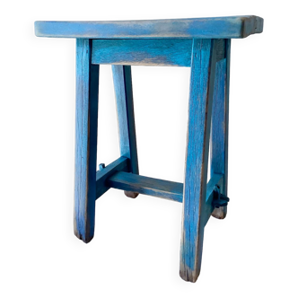 Tabouret en bois vintage