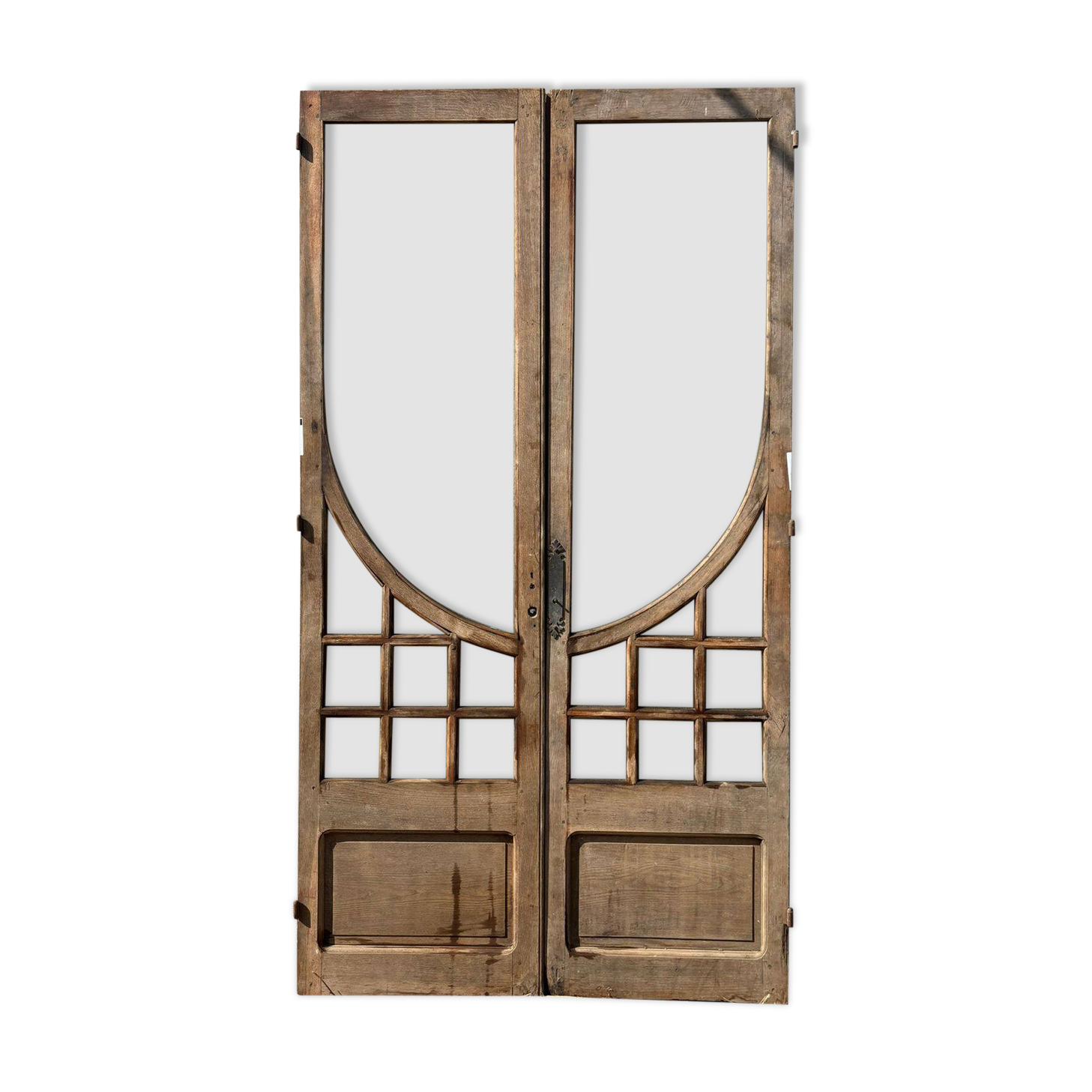 19th/20th century glazed oak door