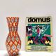 Rare Orange Murano Glass Vase by Ercole Barovier model "Rotellati", Italy
