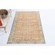 Vintage Turkish Oushak Handmade Wool Rug 111x195
