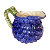 Pitcher in grape slurry
