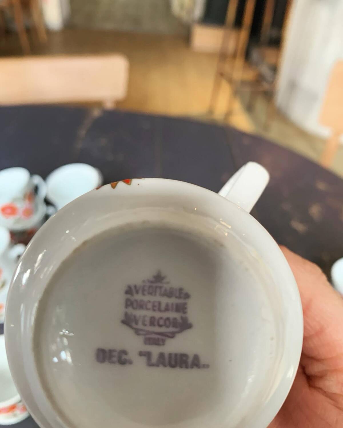 Porcelain coffee service