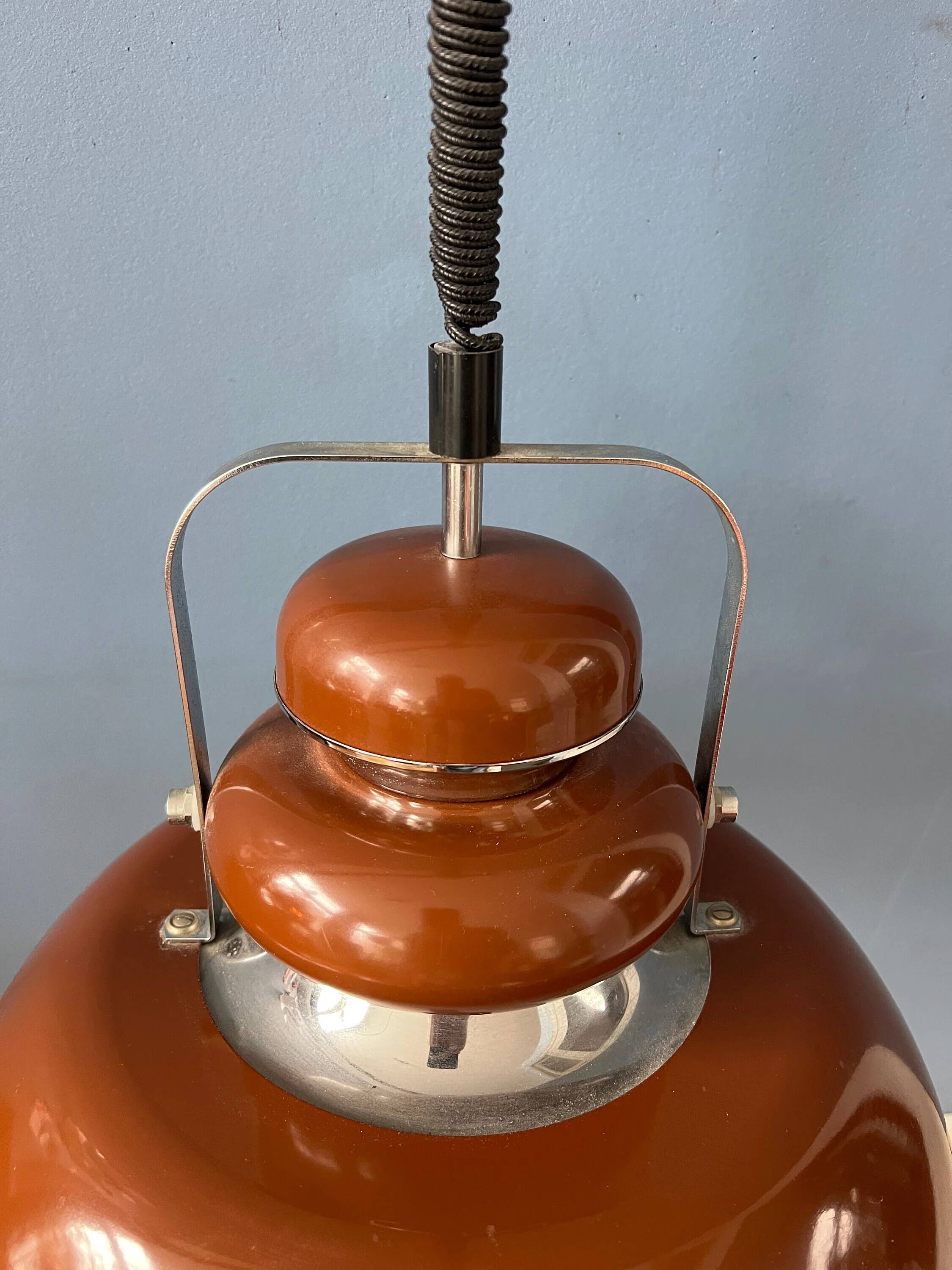 Suspension marron Space Age Mid-Century Anvia