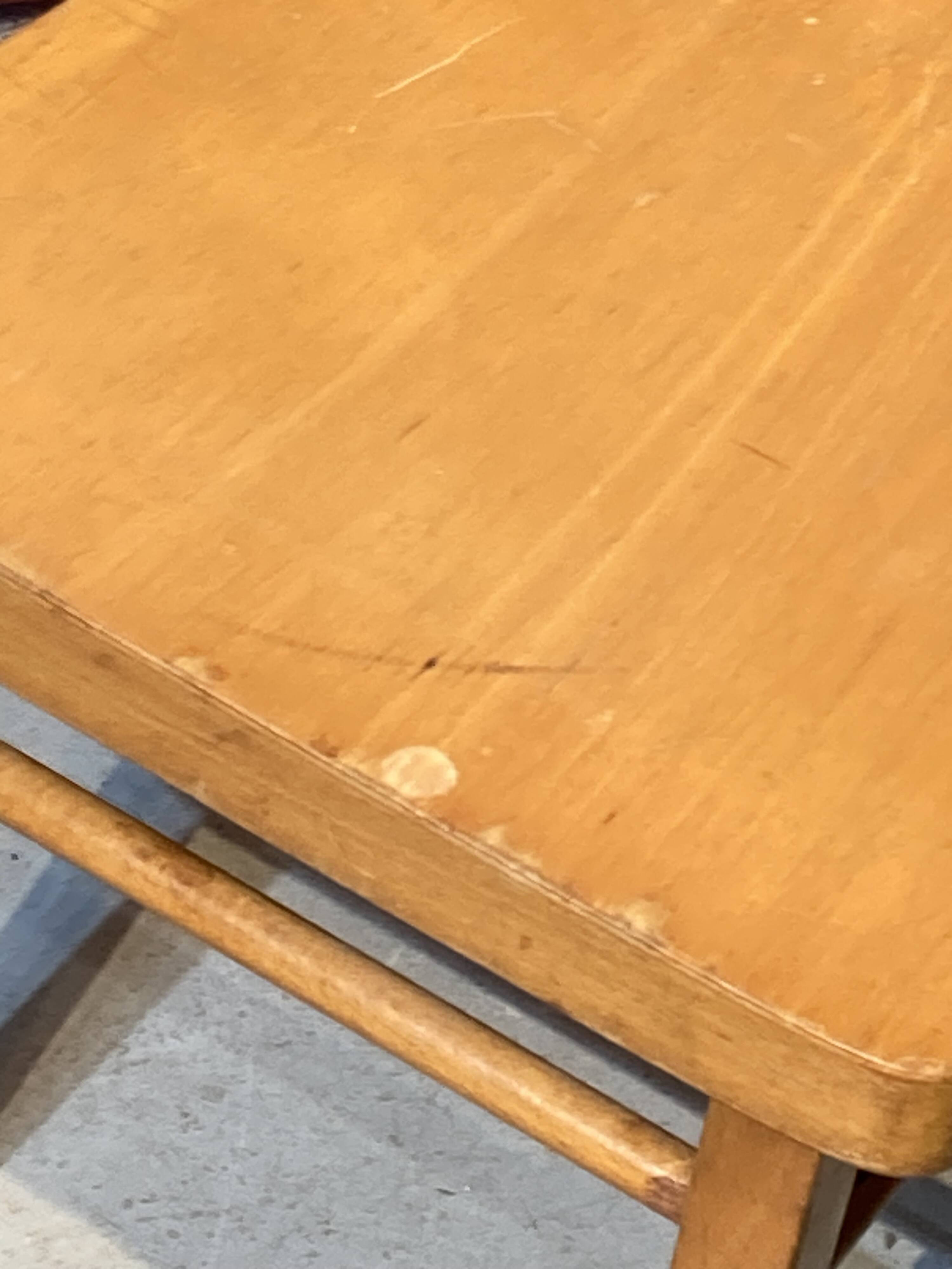 Children's wooden desk and chair set