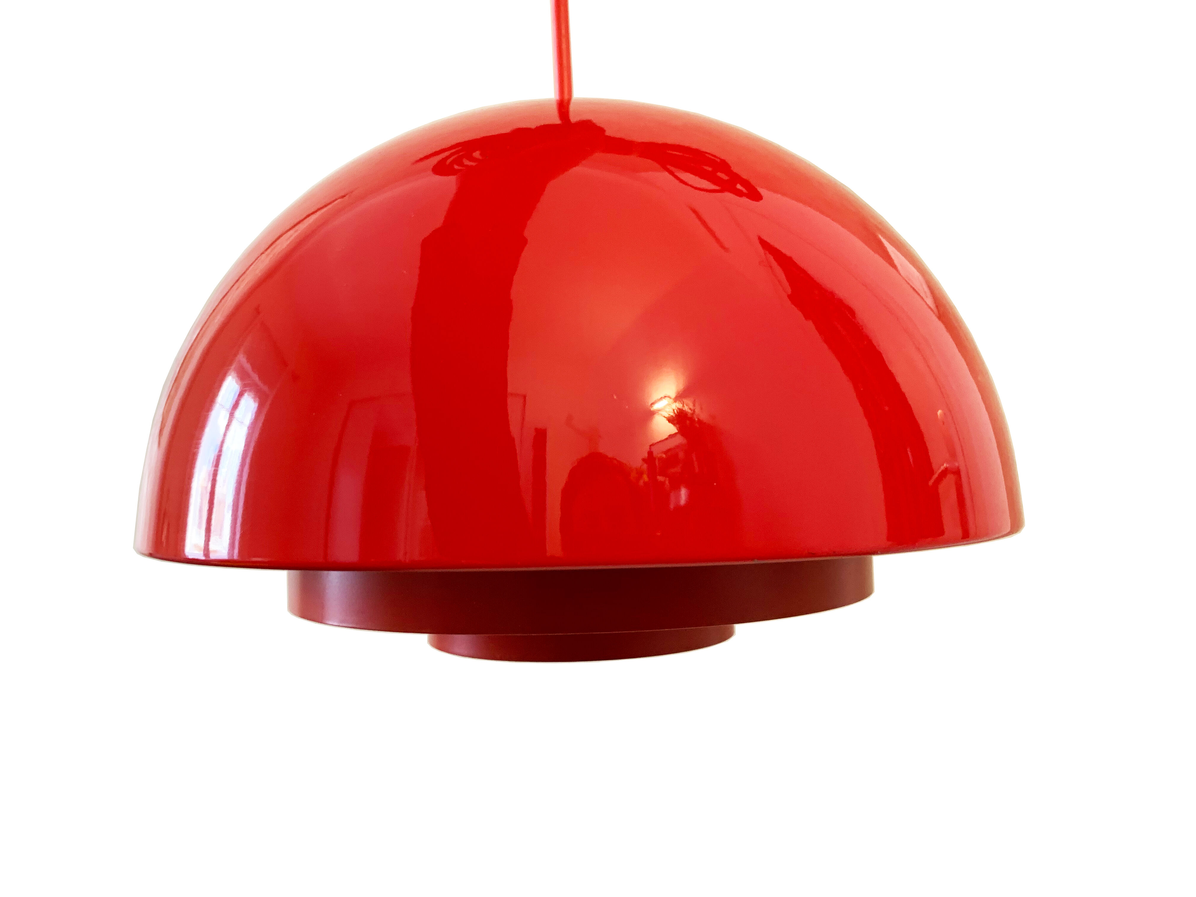 Hanging lamp by Jo Hammerborg In The 70