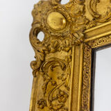 Regency style Trumeau in wood and gilded stucco, nineteenth century