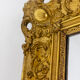 Regency style Trumeau in wood and gilded stucco, nineteenth century