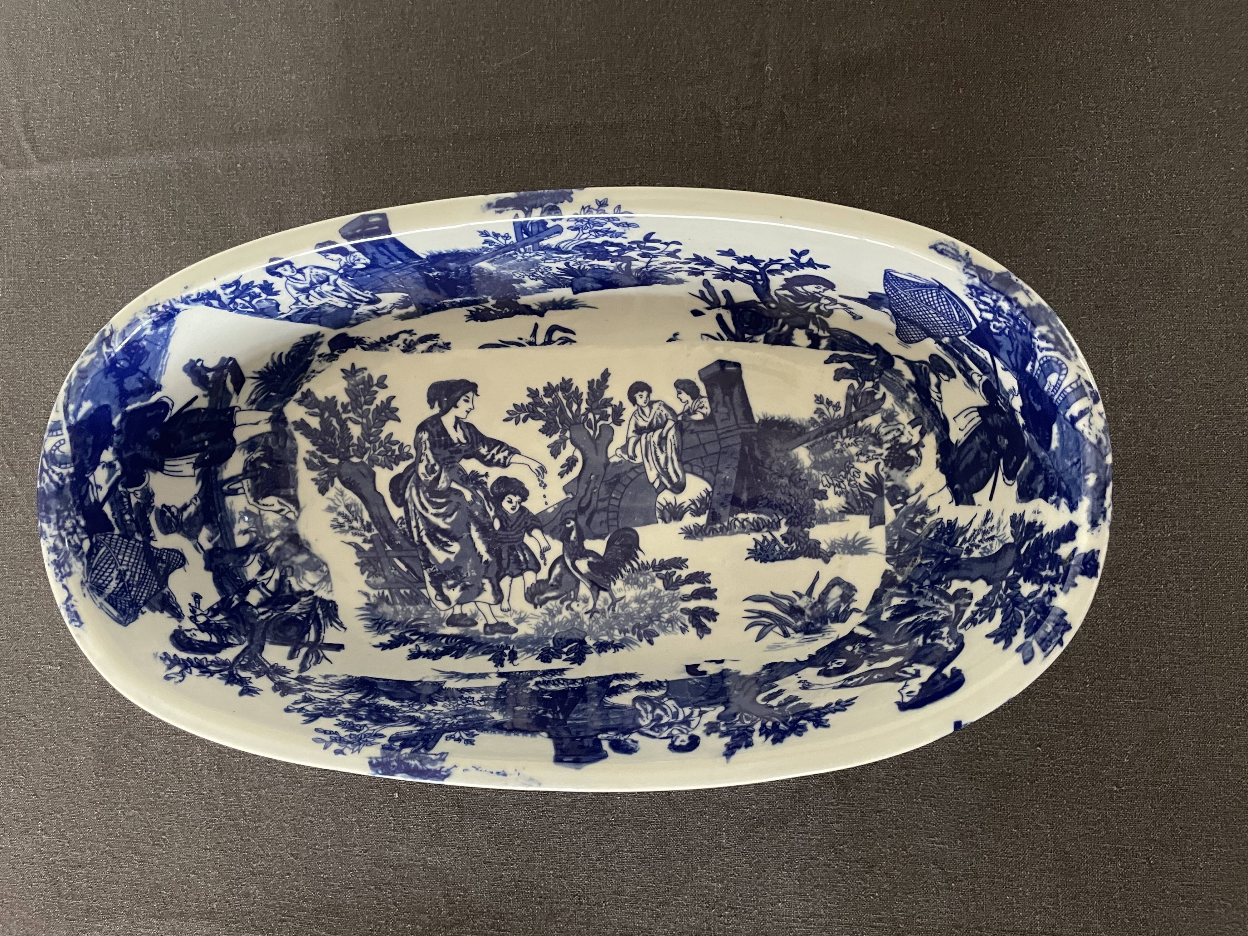 Victoria Ware IronStone planter.