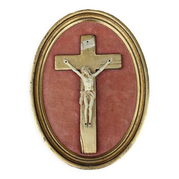 Vintage crucifixion medallion