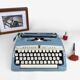 Blue Brother Deluxe Typewriter 60s