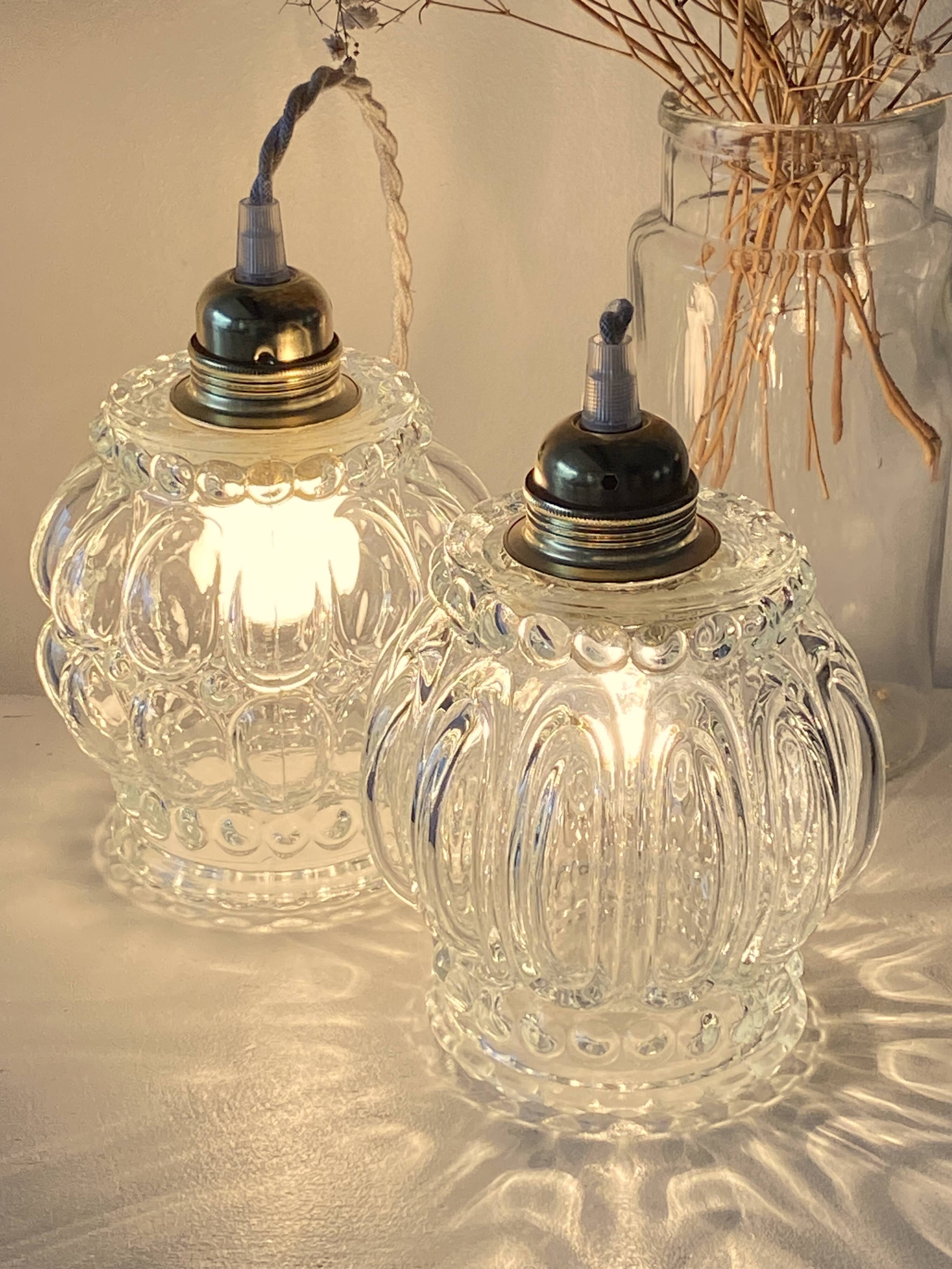 Suspension cascade glass "bubble"