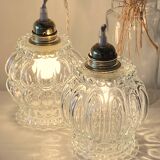 Suspension cascade glass "bubble"