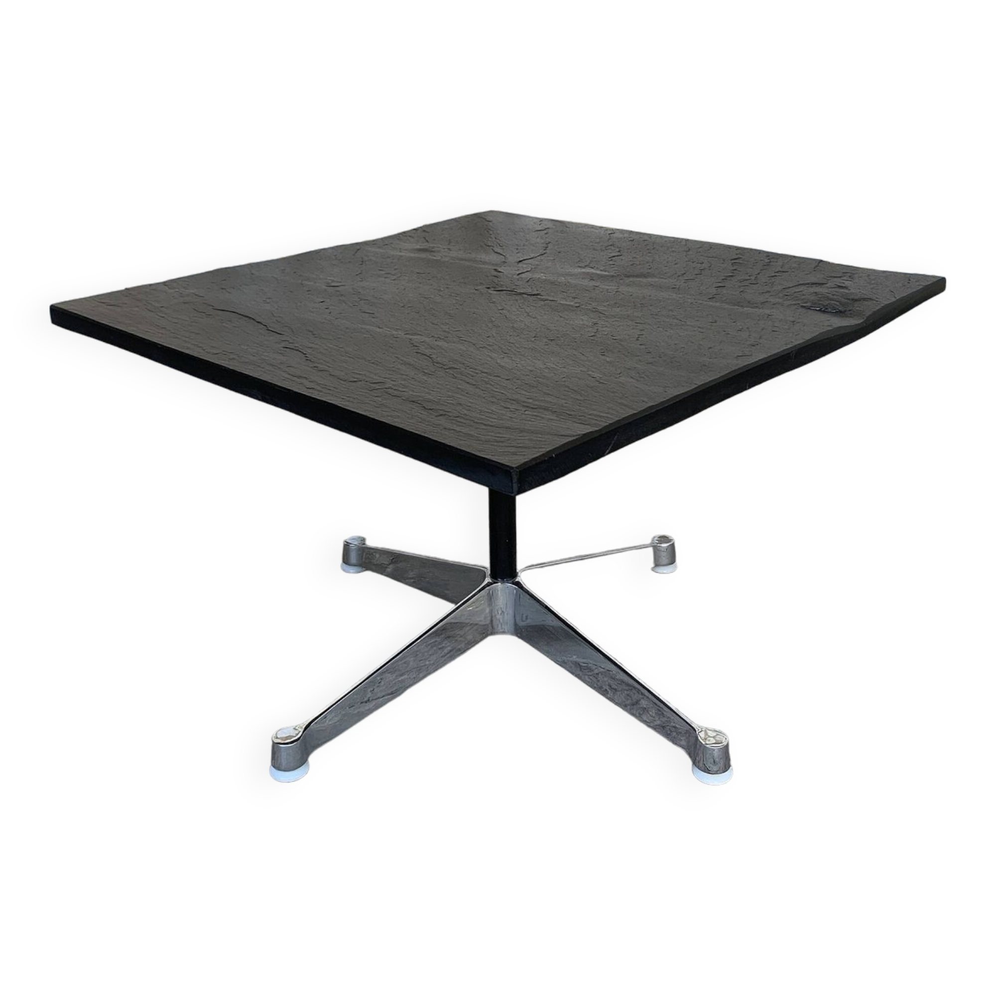 Contract Base Slate Coffee Table, Charles & Ray Eames, Herman Miller 1960