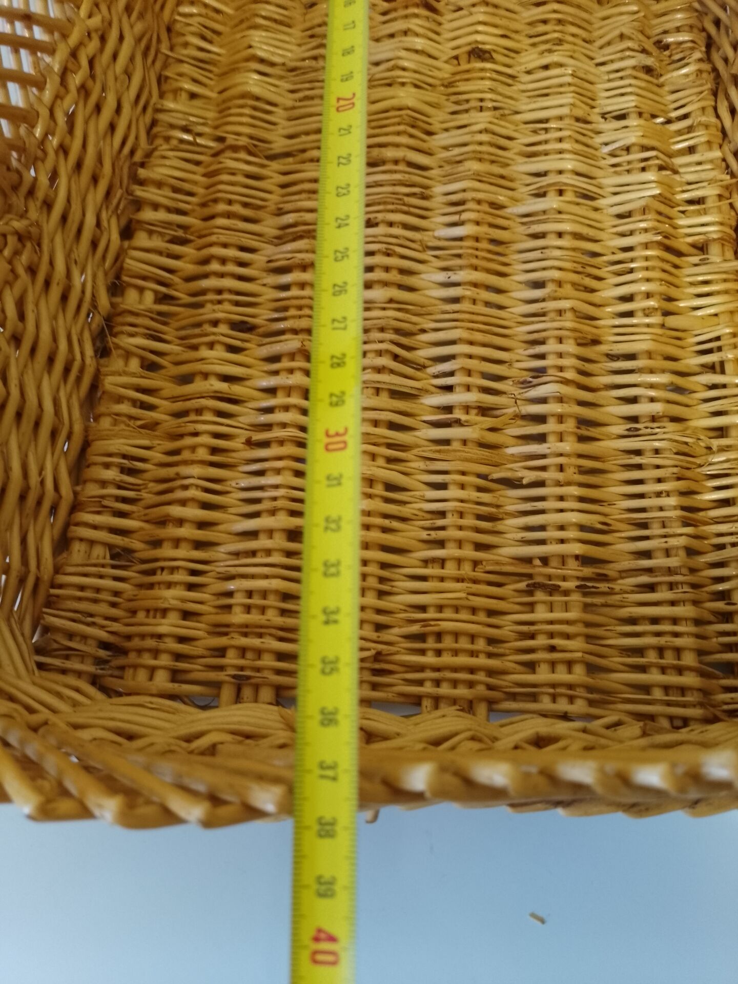 Panier à anse en osier