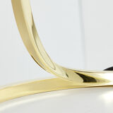 Lampe Rhubarbe en laiton par Tommaso Barbi 1970