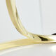 Rhubarb lamp in brass by Tommaso Barbi 1970