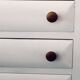 4-drawer chest with black marble top - Classic chic style