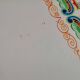 Salon table avec 4 chaises enfant vintage ethnique