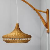 1960s Wall Wooden Lamp by Pokrok Zilina, Czechoslovakia