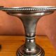 Silver candlesticks by TH HENRY