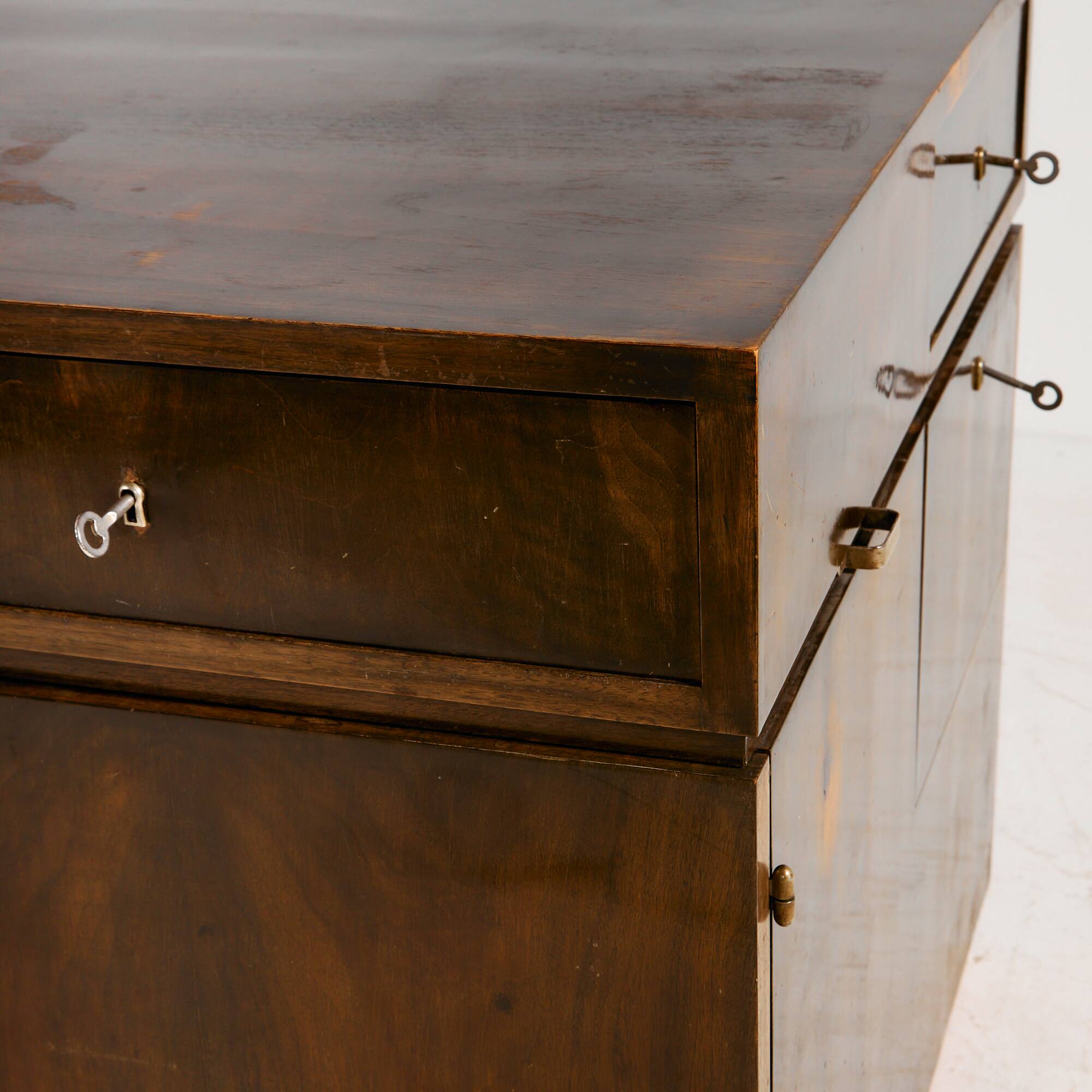 Art Deco desk and armchair, set of 2