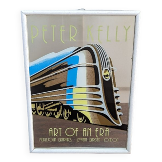 Miroir vintage - Peter Kelly - Train