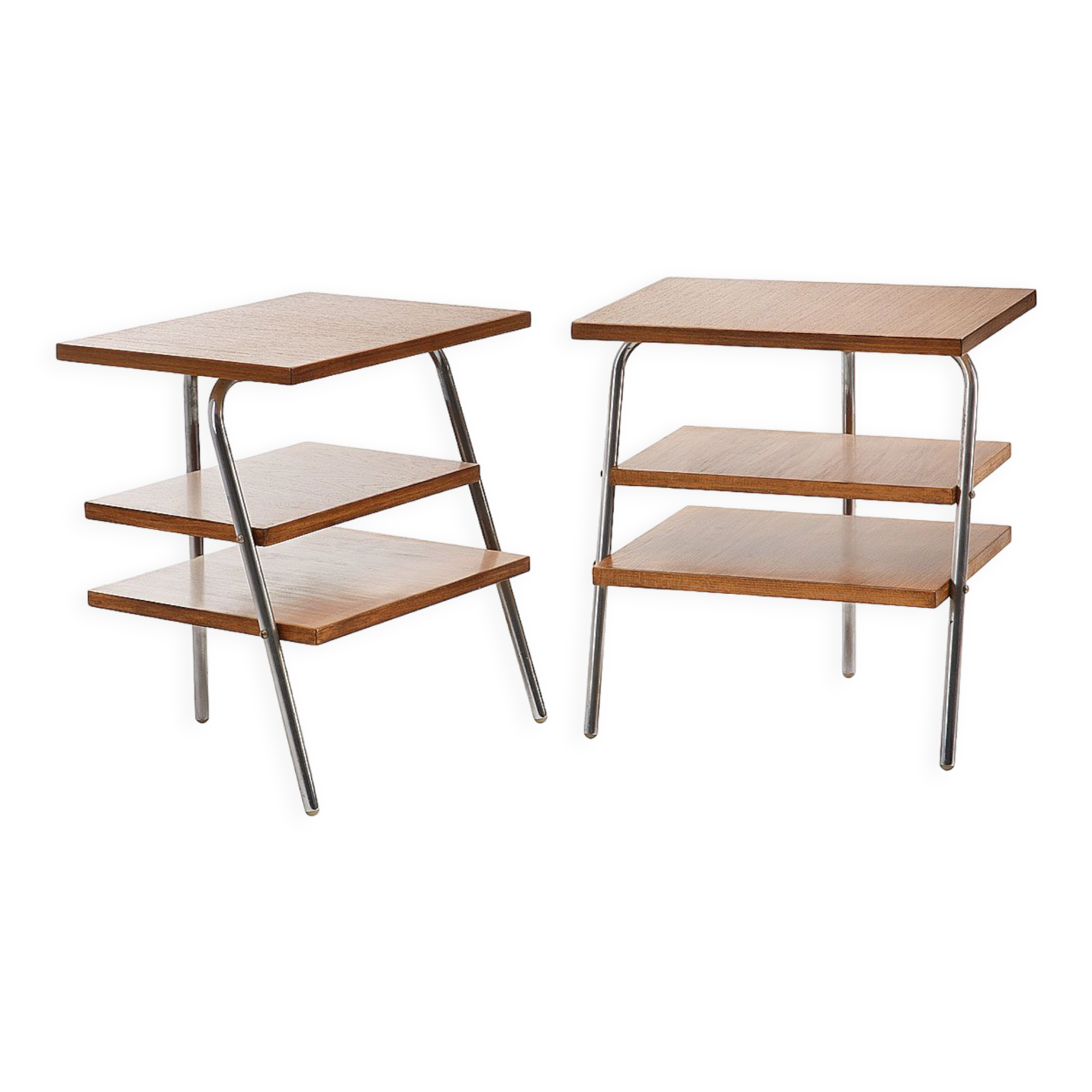 A pair of bedside tables from the 50s.