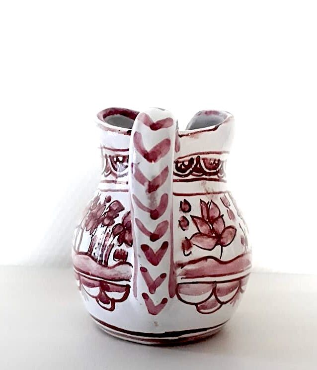 Pitcher Alfal alcobaça Portugal earthenware