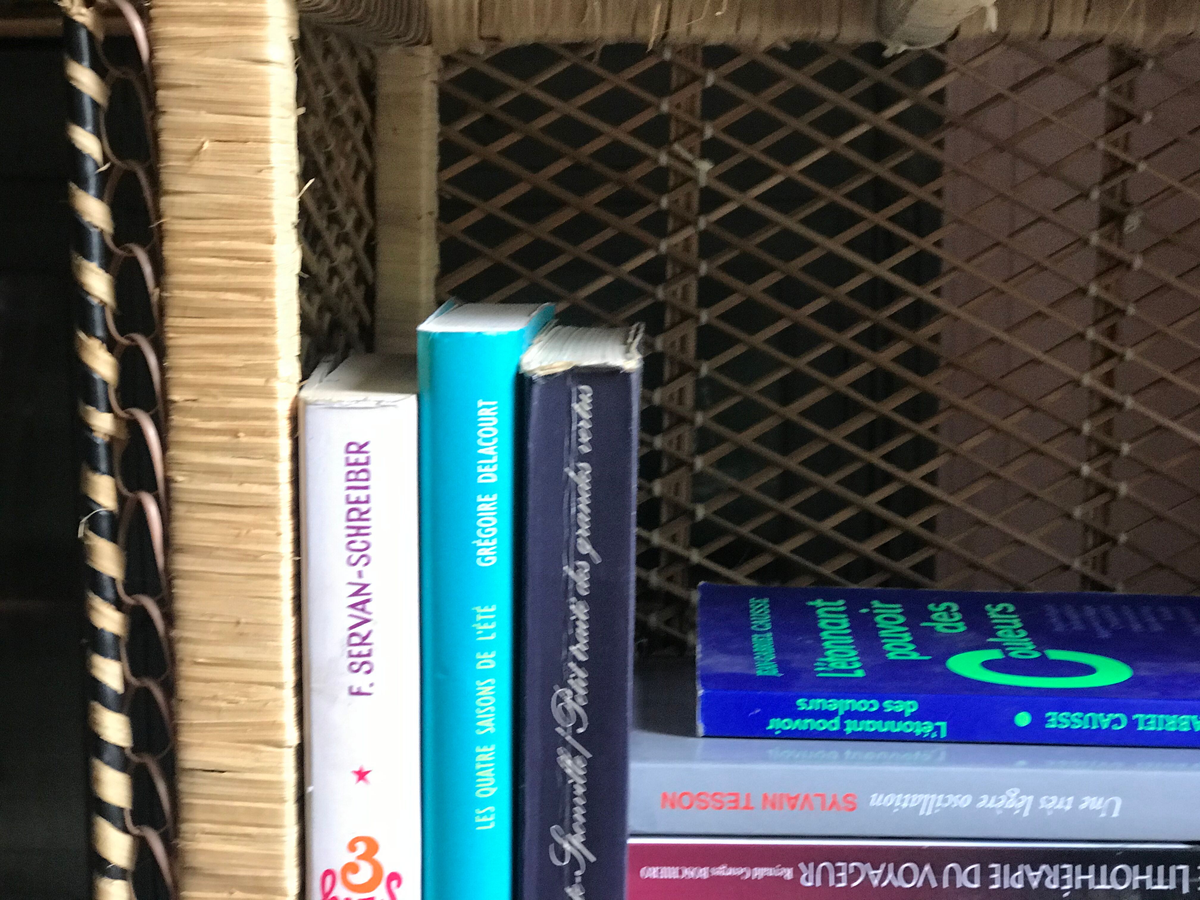 Vintage rattan cabinet