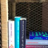 Vintage rattan cabinet