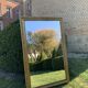 Miroir ancien doré 159x104cm