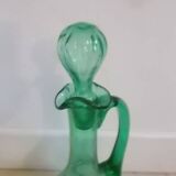 green glass carafe