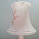 Powder pink alabaster lamp