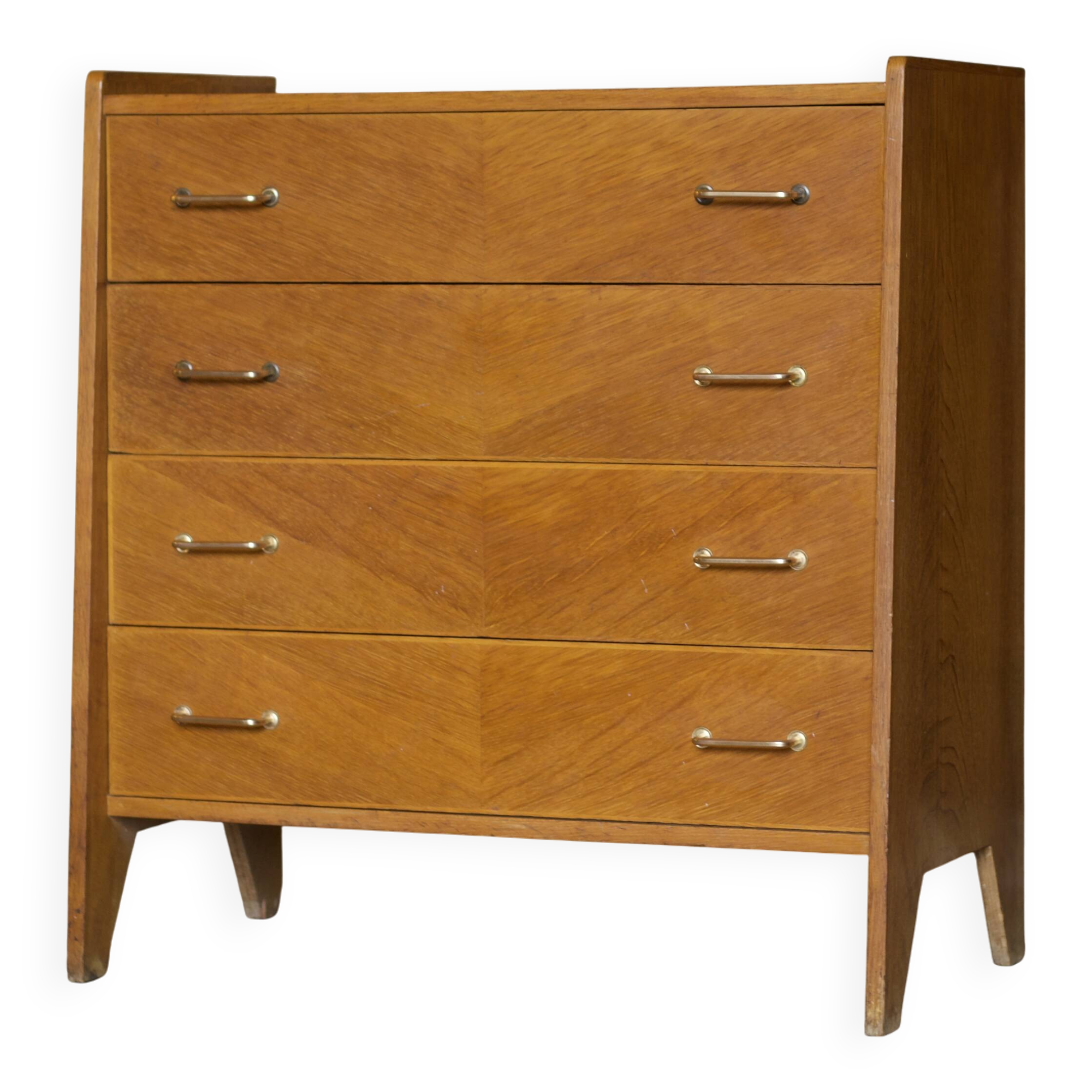 Commode vintage 1950/60 en placage de chêne