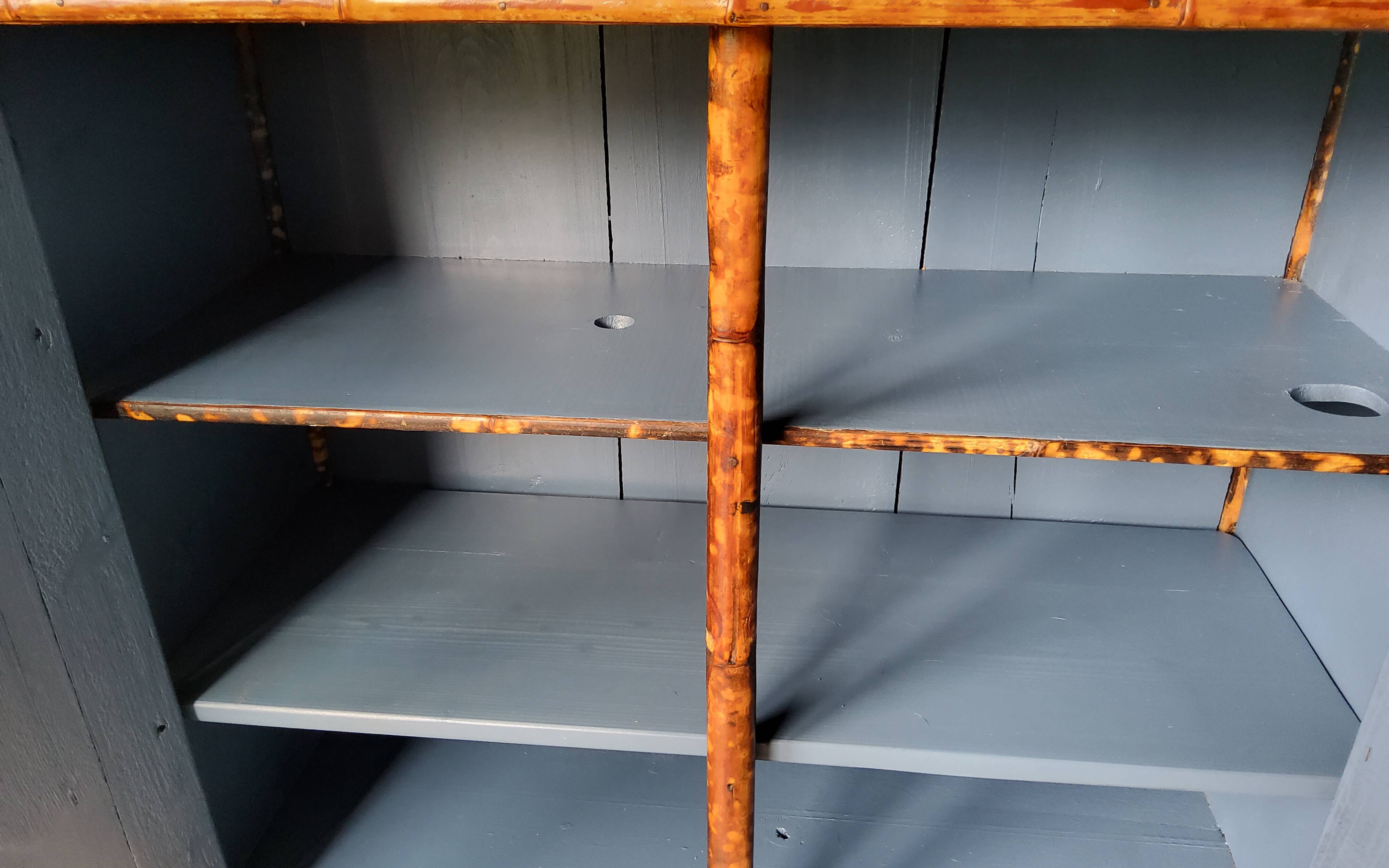 Parisian buffet in bamboo and wood