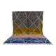 Multicoloured wool rug - Handmade custom living room rug 3/2