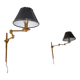 Pair of brass sconces