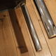 Table from the 70's formica in white and stainless steel