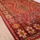 Vintage Moroccan Wool Rug 214 x 325 cm, Berber Handmade Rug Unique