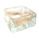 Empty ashtray glass paved pocket