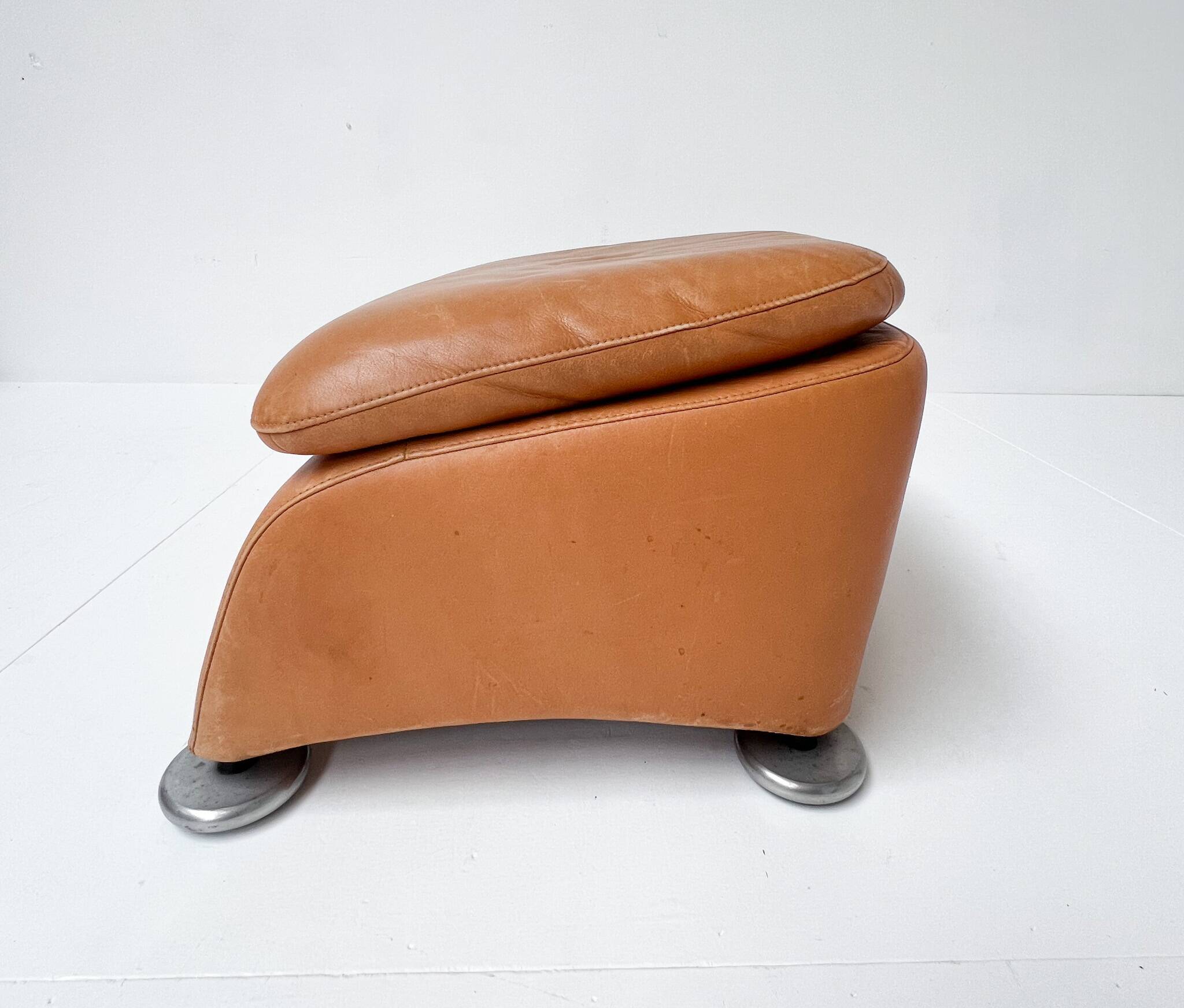 Montis Loge armchair with hocker by Gerard van den Berg, 1980s