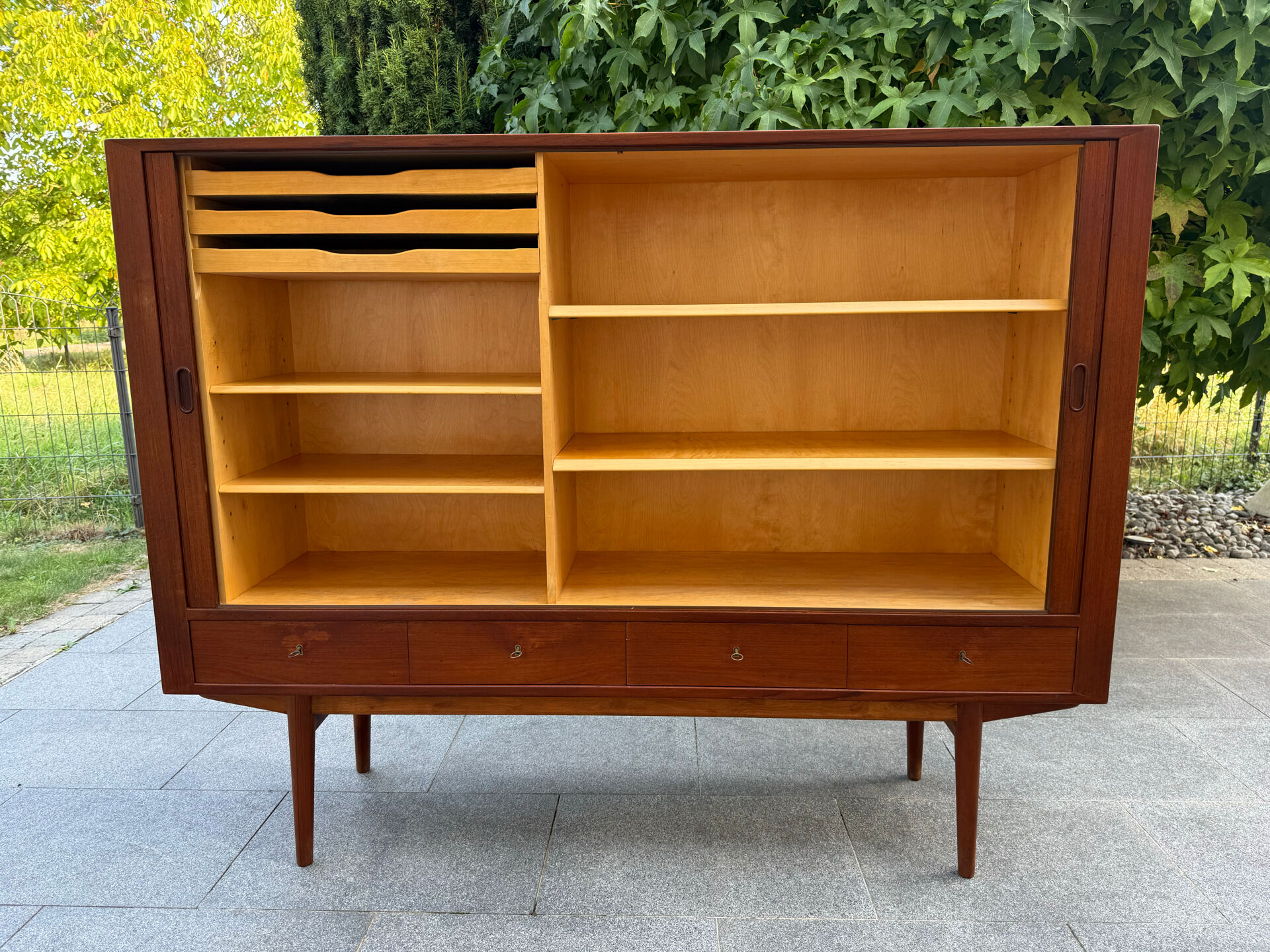 Scandinavian high buffet from the 1960s.