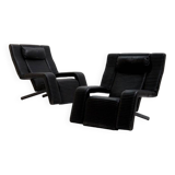 Set of Postmodern Reclining Loungechairs by G.P. Vitelli & T. Ammannati for Brunati Italy