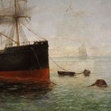 Great Seascape Painting Signed And Dated 1895