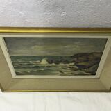 A. Ledieu - Oil "Seascape"