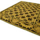 Handwoven Persian Overdyed 273 cm x 372 cm Yellow Wool Carpet
