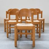 Table vintage Hank Lowenstein Padua et 6 chaises, des années 70